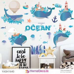 Ocean Animal Wall Sticker for kids’ rooms and nurseries in Sri Lanka