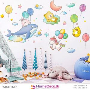 Animal Flying Wall Stickers for nurseries and kids’ rooms in Sri Lanka