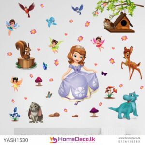 Princess Sofia Wall Sticker for kids’ rooms, nurseries, and playrooms in Sri Lanka