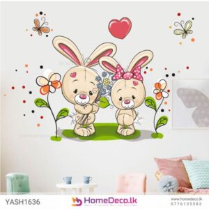 Happy Bunny Wall Sticker for baby and kids’ rooms in Sri Lanka