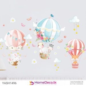 Hot Air Balloons Wall Sticker for nurseries and kids’ rooms in Sri Lanka