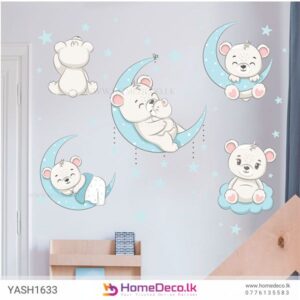 Baby Bear Kids Wall Sticker for baby and kids’ rooms in Sri Lanka