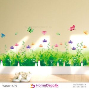 Colourful Grass Border Wall Sticker for kids' rooms and home decor in Sri Lanka