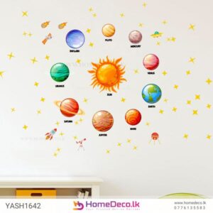 Solar System Kids Wall Sticker for decorating baby and kids’ rooms in Sri Lanka