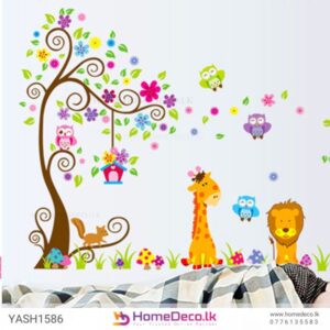 Colourful Tree Wall Sticker for kids’ rooms, nurseries, and living rooms in Sri Lanka