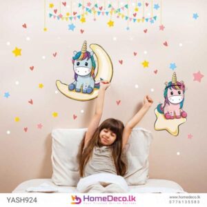 Baby Unicorn Wall Sticker | Magical Unicorn Design for Kids Room Decor