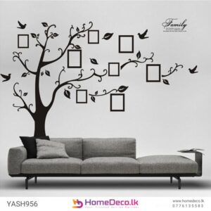 Black Photo Frame Wall Sticker | Elegant, Minimalist Wall Art for Home Decor and Photo Display