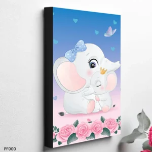 cute baby elephant wall art for nursery sri lanka