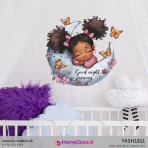 Good Night Princess Baby Wall Sticker nursery wall decor